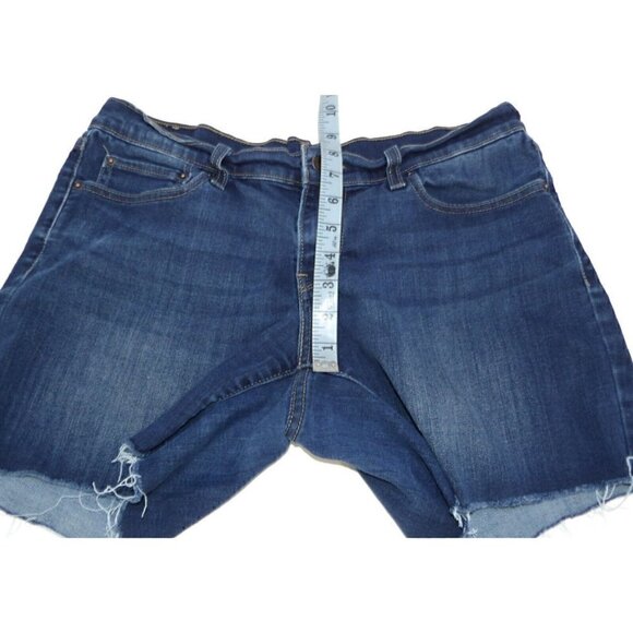 LEVIS blue jean denim cut off shorts set of 5 various lengths woman's size 29 - Picture 3 of 6